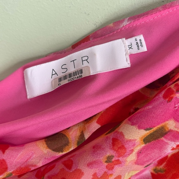 Astr Pink One Shoulder Sundress for Wedding Guest - Picture 4 of 6